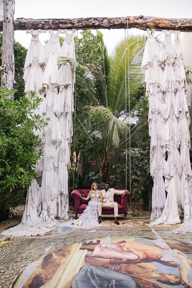 Wedding detail at Casa Malca, Tulum